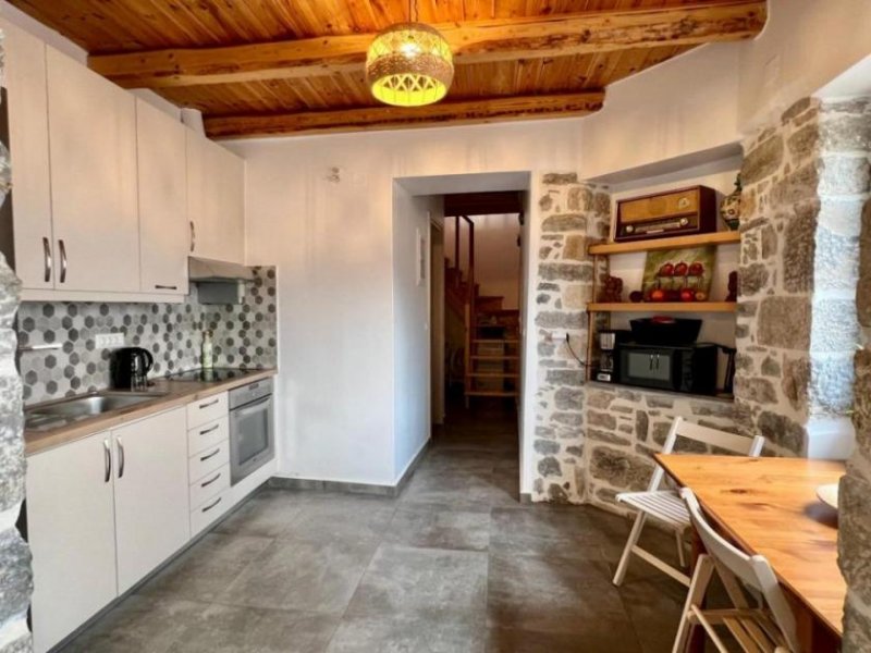 Limne MIT VIDEO! Kreta, Limne: Renoviertes Haus mit Bergblick, Garten und Innenhof zu verkaufen Haus kaufen
